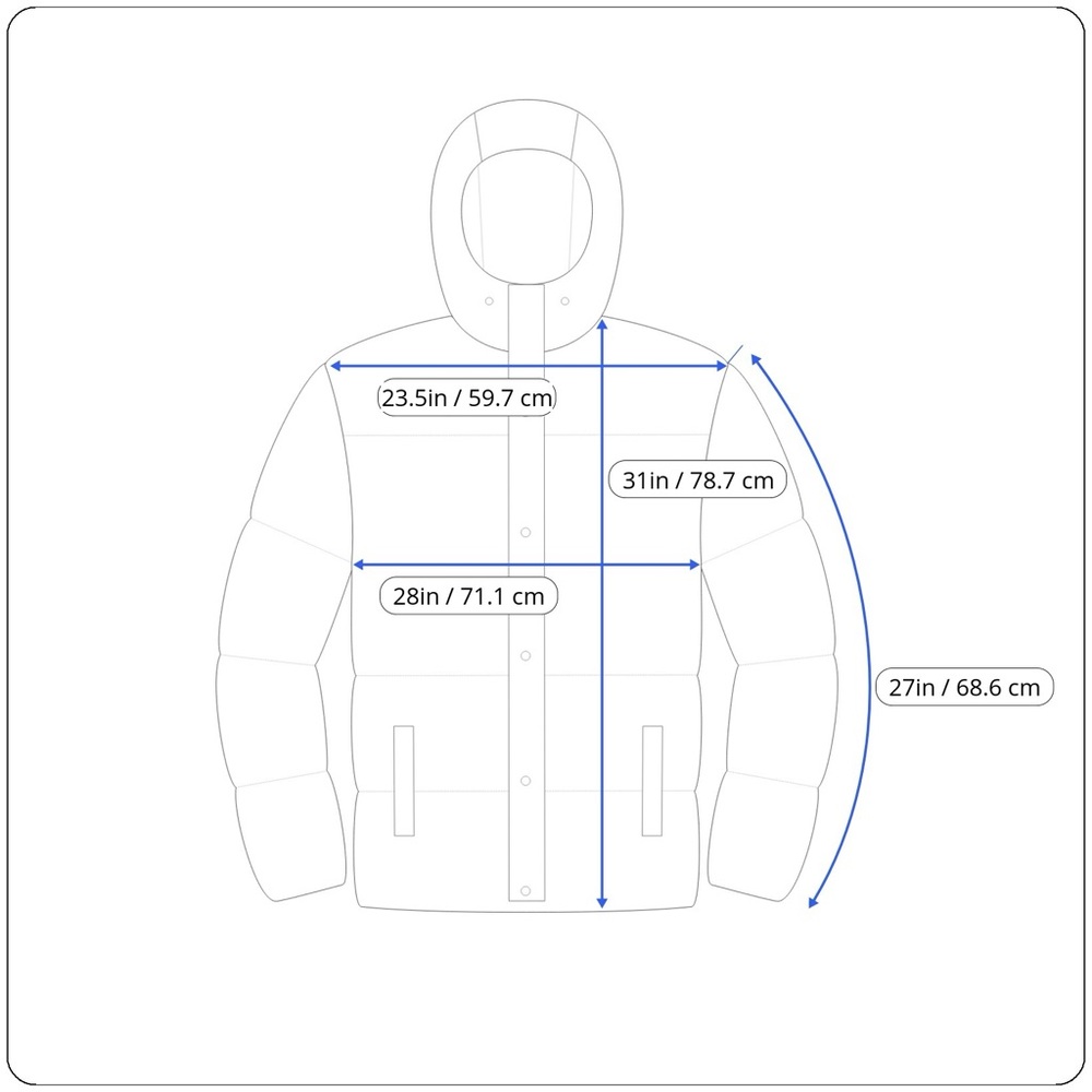 orage down jacket Green WorM Hoody Men’s Size XL - Picture 11 of 11